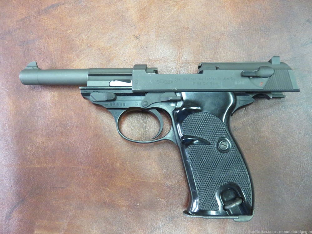 Walther P 38 Semi-Automatic Pistol in 9mm German Made Circa 1962-img-24