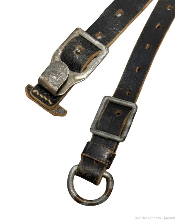 WW2 German uniform tunic Y-straps RBN WWII straps  leather straps heer ss -img-4