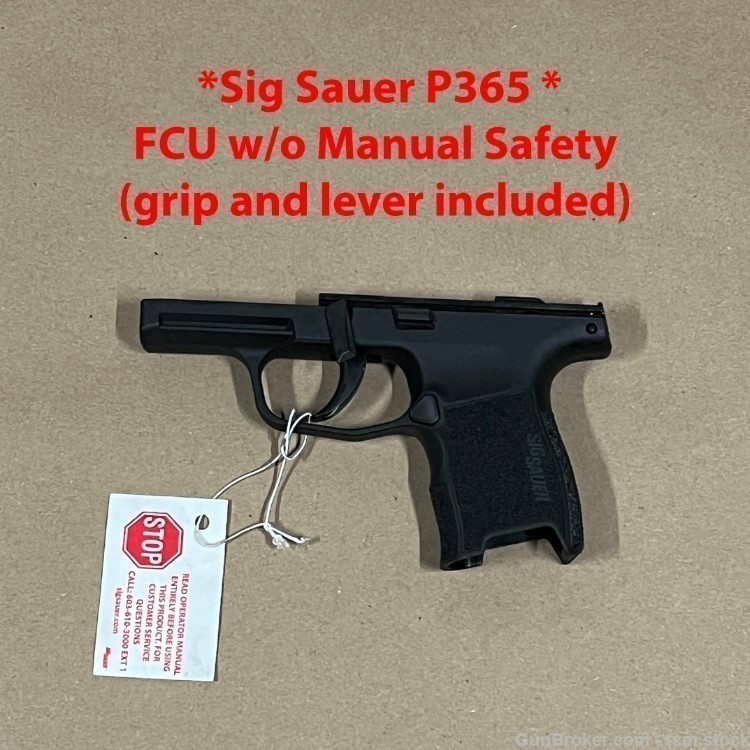 * Sig Sauer P365 OEM Factory FCU w/o Manual Safety * NEW-img-0