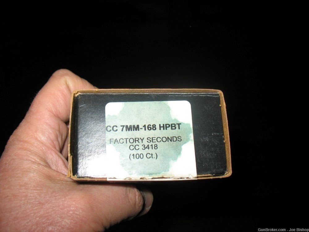 Nosler 7mm-168 gr HPBT 100ct Factory Seconds-img-1