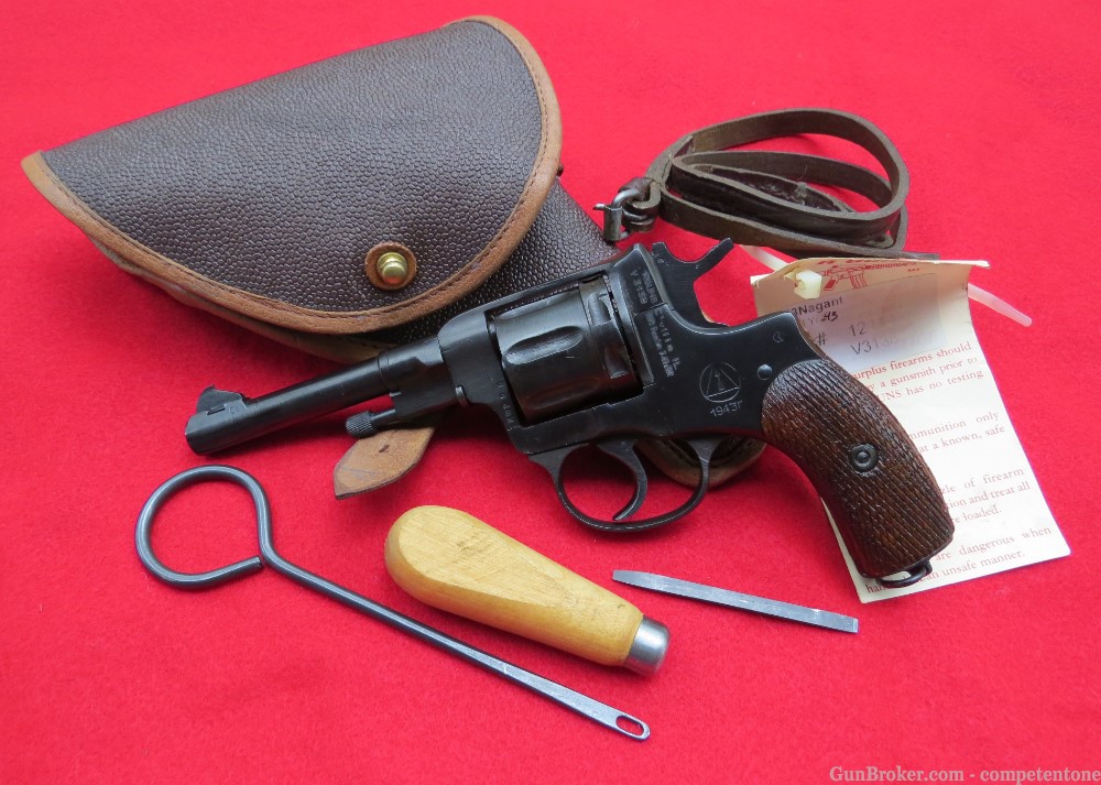 WWII Russian Nagant M1895 Revolver 1895 7.62 x 38 7.62x38R WW2 Gas-Sealed-img-31