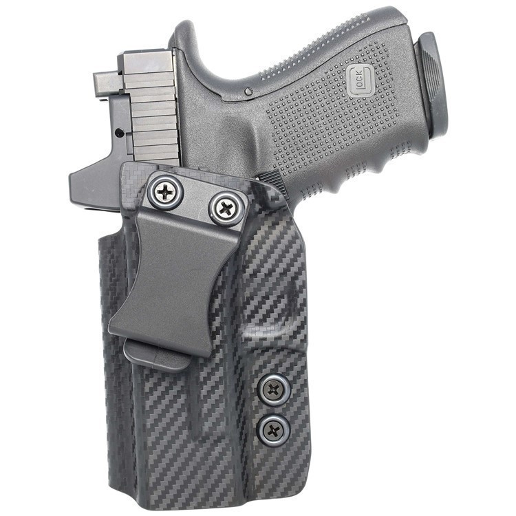 IWB Holster fits: Glock 19 19X 23 32 45 (Optic Ready) Black / Left Hand / O-img-1