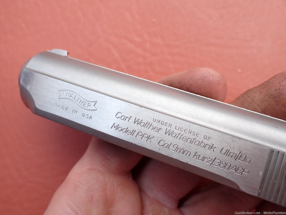 WALTHER PPK FACTORY .380ACP STAINLESS FINISH PARTS -img-14