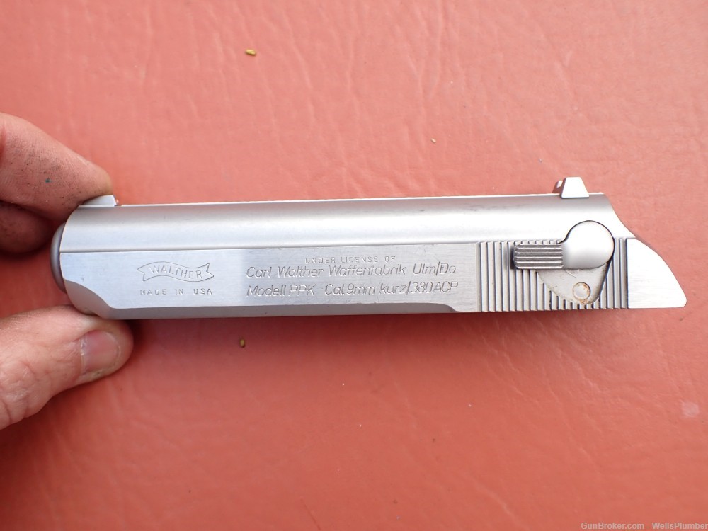 WALTHER PPK FACTORY .380ACP STAINLESS FINISH PARTS -img-9