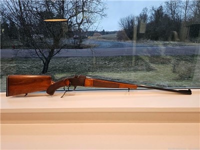 WEIHROUGH German .22 Mag Falling Block Rifle ! Excellent 
