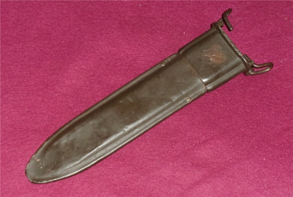 US M-7 EXPERIMENTAL 8.25" METAL SCABBARD*                                 D-img-0