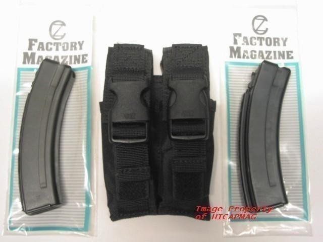 2 NEW VZ-61 SCORPION 20rd Factory Steel MAGAZINE MAGS+POUCH VZ61 Skorpion-img-0