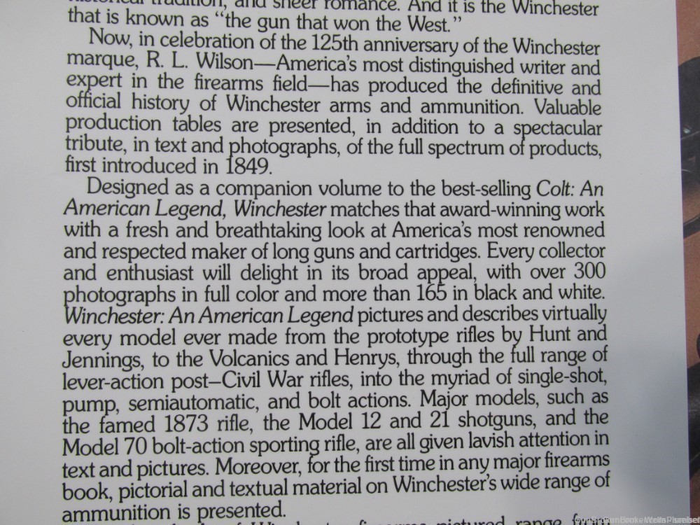 WINCHESTER AN AMERICAN LEGEND BY R.L. WILSON EXCELLENT REFERENCE BOOK-img-3