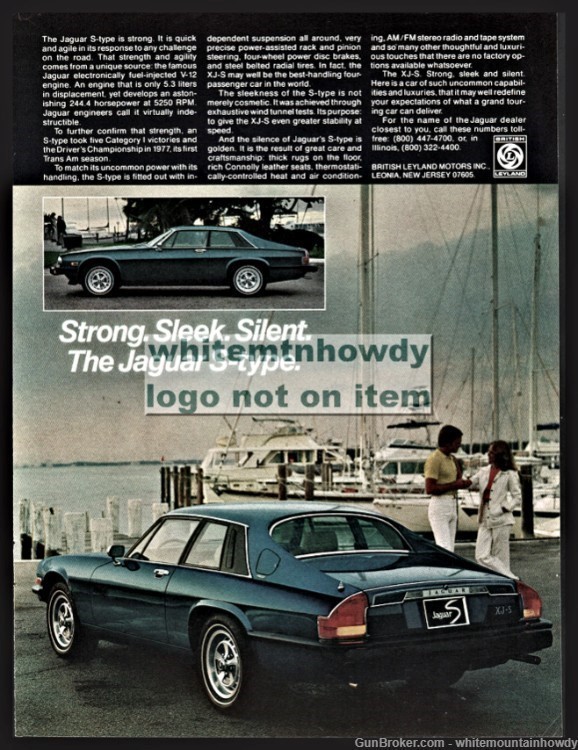 19787 JAGUAR S-type Classic Car Vintage Photo AD-img-0