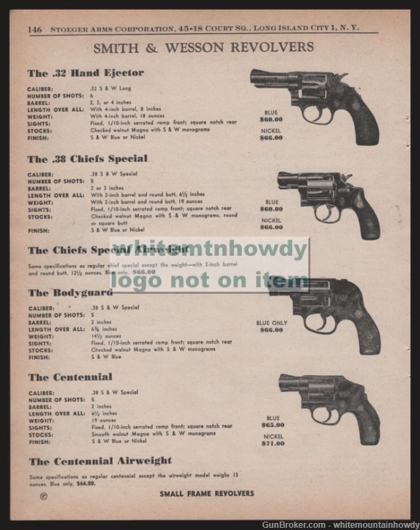 1958 SMITH & WESSON 243 Hand Eject 38 Chiefs Spec Bodyguard Centennial lAD-img-0