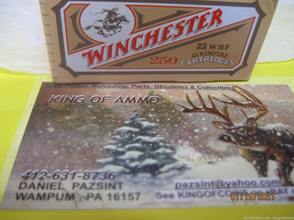 22 WRF Ammo SCARCE LIMITED 1997 EDITION Winchester Brick 250 Rd: more avail-img-2