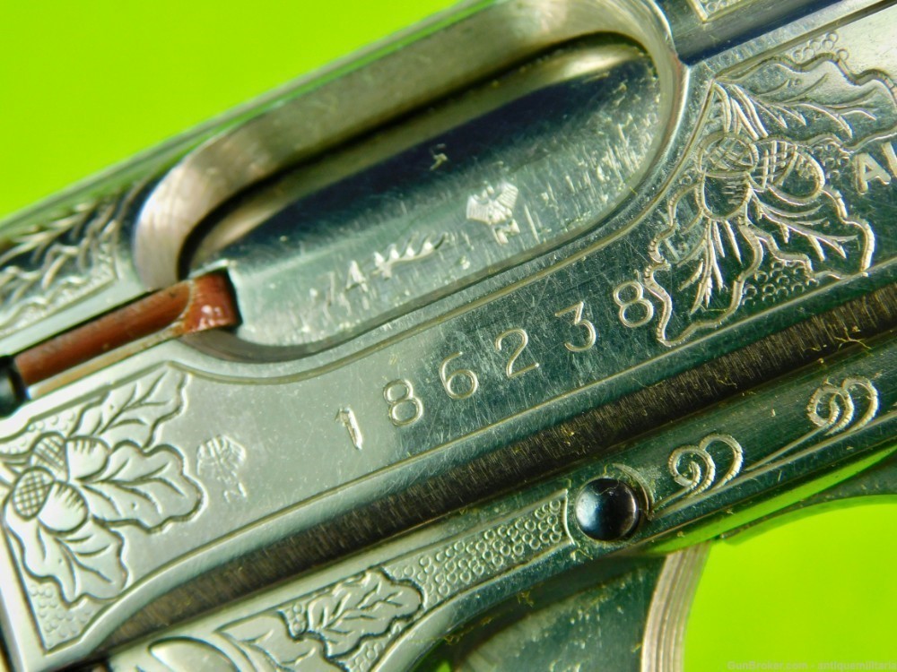 German Germany Factory Engraved Walther PPKS .380 ACP Pistol Gun-img-4