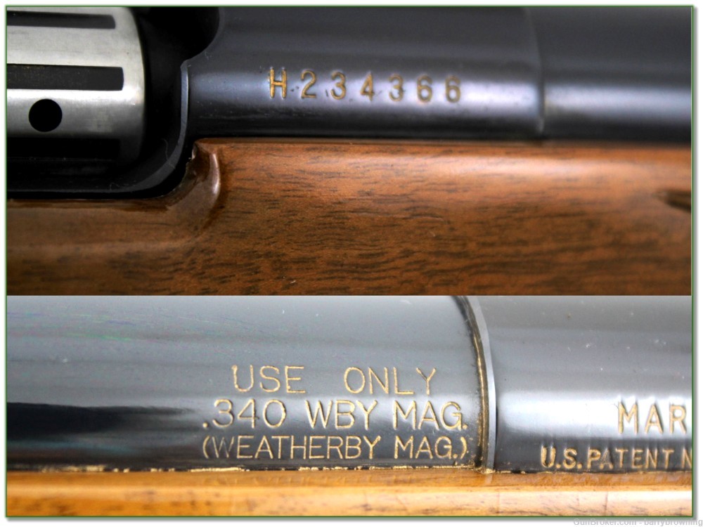 Weatherby Mark V Deluxe 340 Wthy unfired and MINT!-img-3