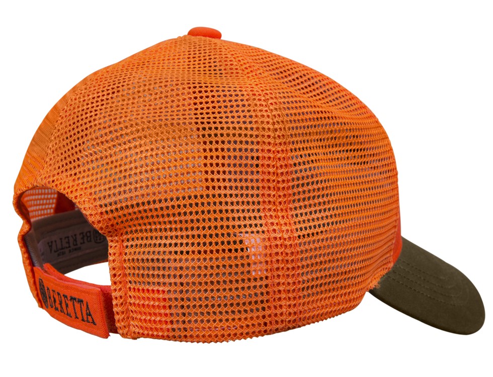 BERETTA Tobacco/Blaze Orange Upland Trucker Hat (BC641T15150850)-img-2