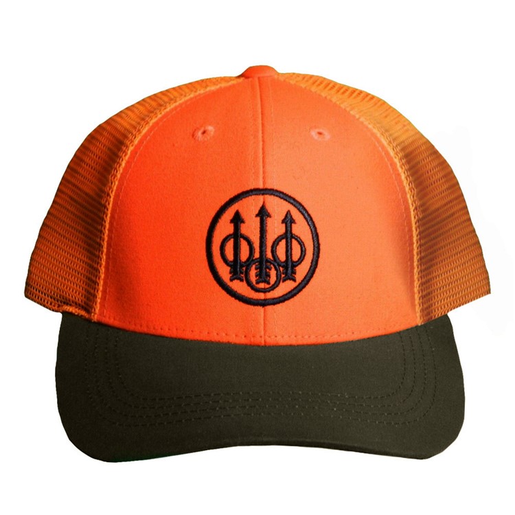 BERETTA Tobacco/Blaze Orange Upland Trucker Hat (BC641T15150850)-img-3