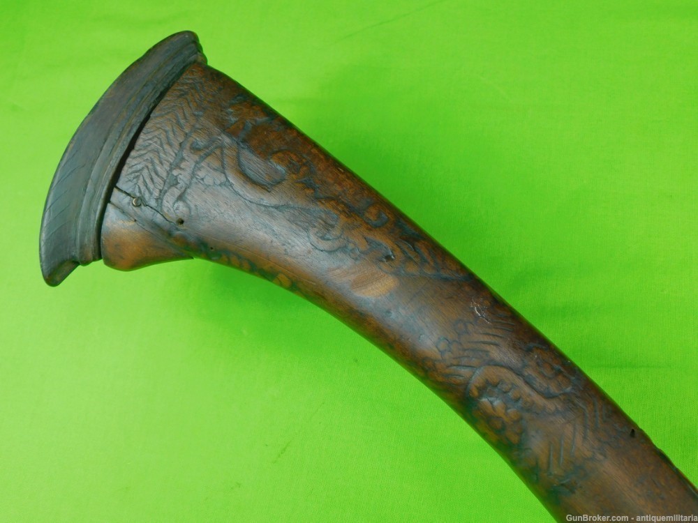 Auction Antique Middle East Islamic Arab  VERY LONG Flintlock Rifle 600-img-7