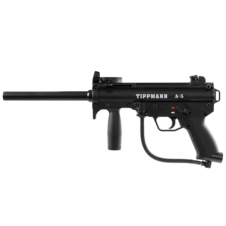 TIPPMANN A-5 Black Paintball Marker with Response Trigger (T101042)-img-1