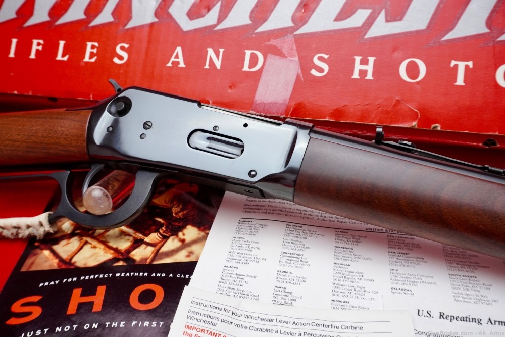 Rare Winchester 94AE Lever Action Trapper .357 Mag 16" In Box -img-3