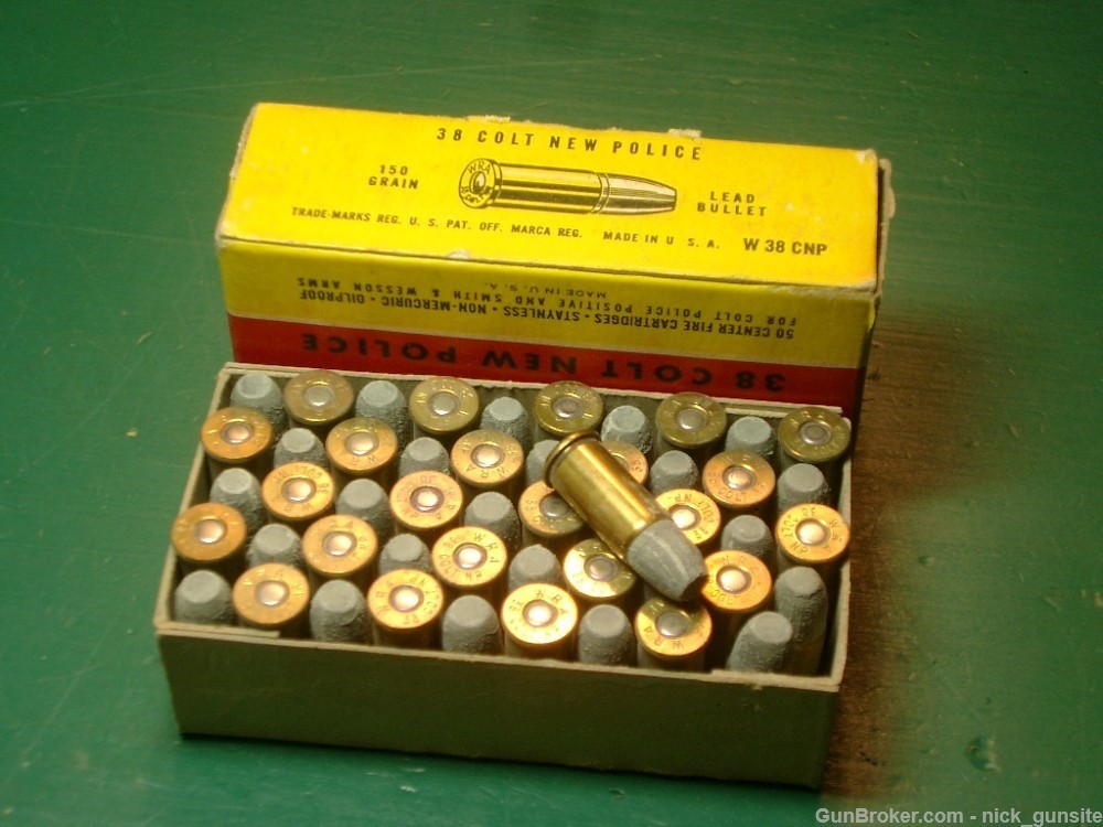 .38 Colt New Police (SAME AS .38 S&W) Vintage Ammo by Winchester-img-4