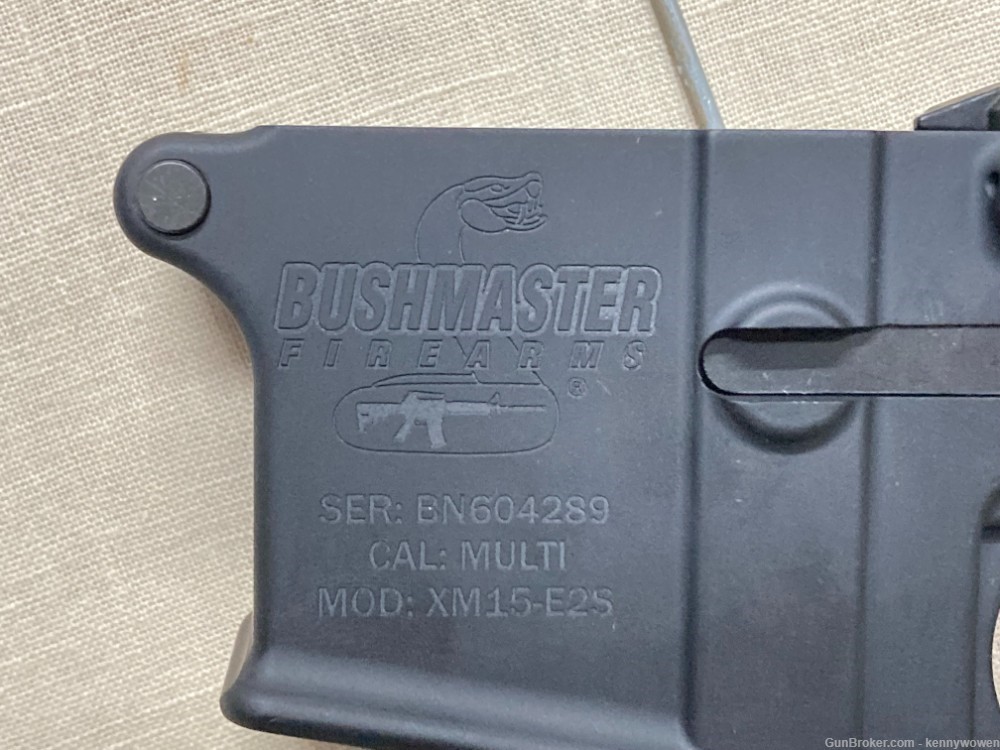 AR-15 Bushmaster XM15 complete lower receiver w/ 5.5# trigger -img-4