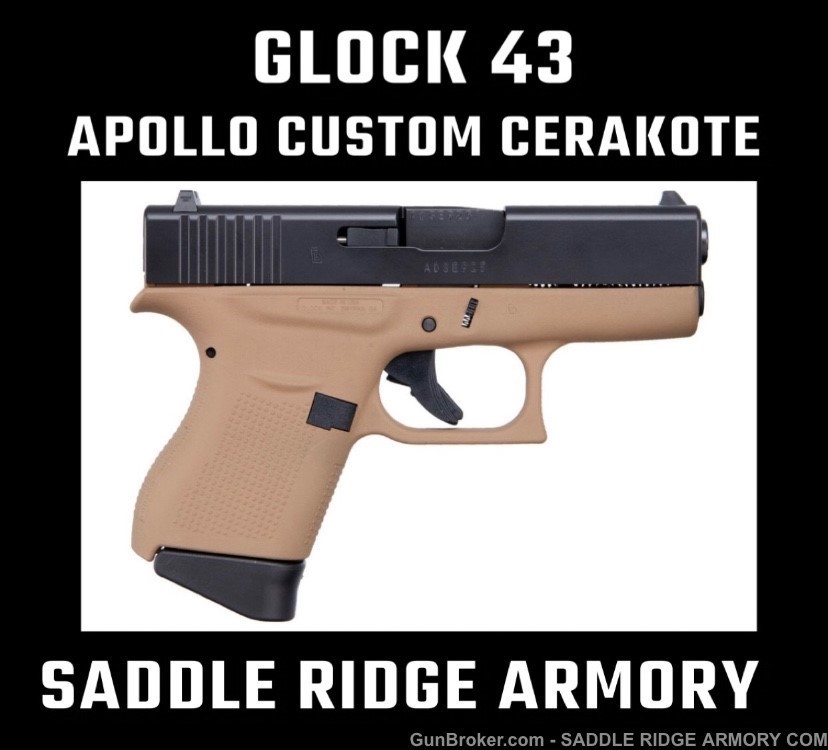 Glock 43 Custom FDE Clearance -img-0