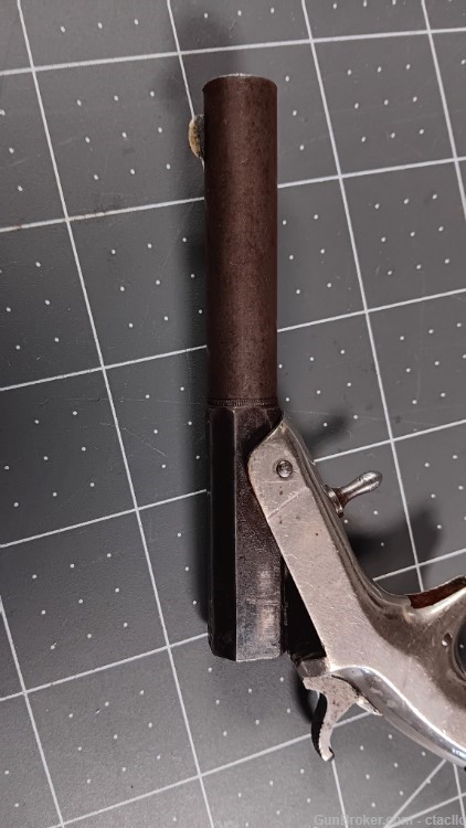 frank wesson antique derringer pistol 22 short civil war era-img-1