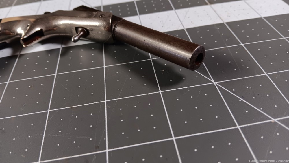 frank wesson antique derringer pistol 22 short civil war era-img-10