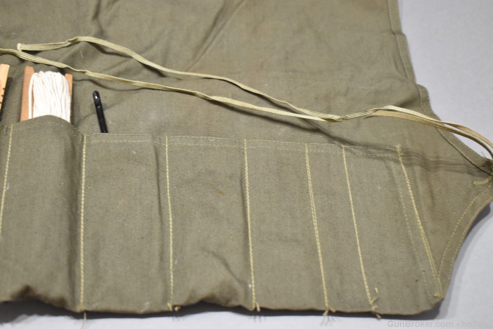 US Navy? WWII Era? Vintage Roll Up Survival Fishing Kit READ-img-3