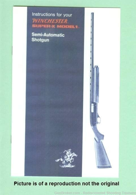 Winchester Super-X Model 1 Instruction Manual Repr-img-0