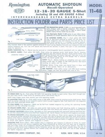 Remington 11-48 Later Fac Owners Manual R-img-0