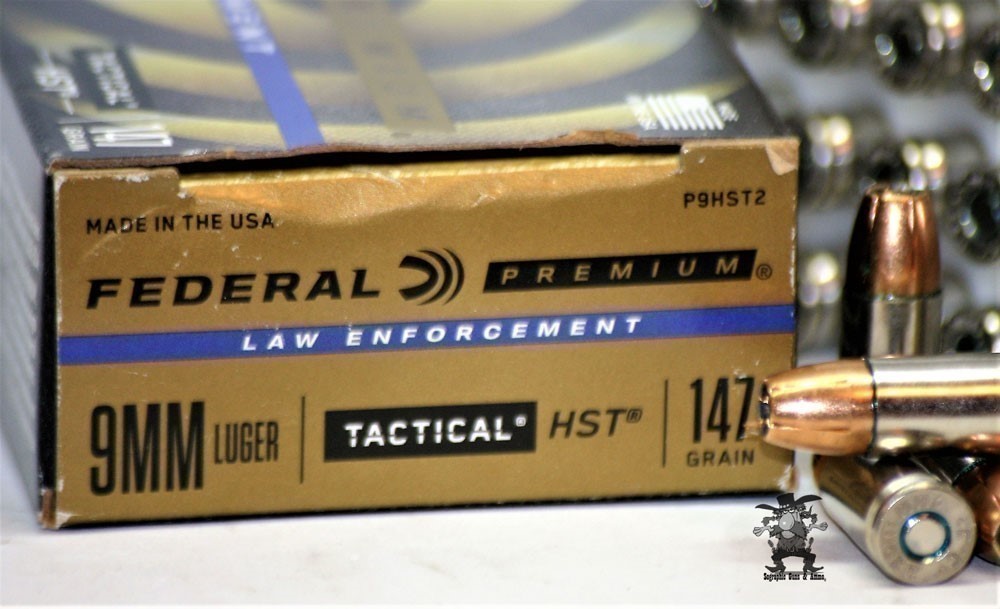 Federal HST 9mm 147 JHP LE HST Tactical Law Enforcement 9 mm JHP 50 Rounds-img-2