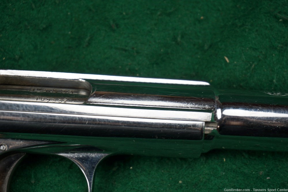 Chrome Plated Astra 1942 / 400 9mm Largo 6" w/ Two Mags No Reserve C&R OK-img-15