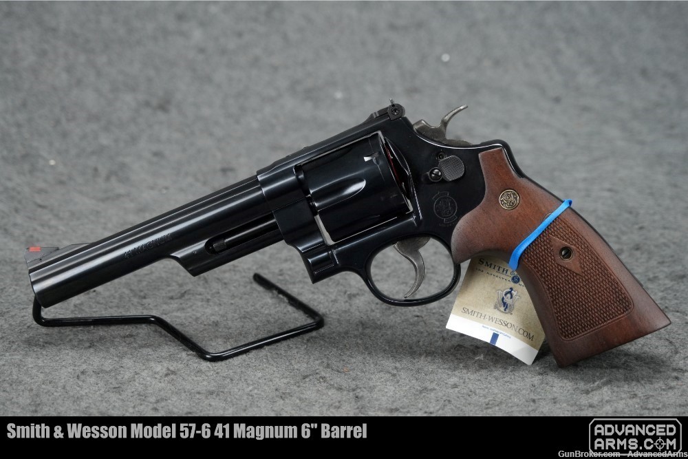 Smith & Wesson Model 57-6 41 Magnum 6" Barrel-img-0