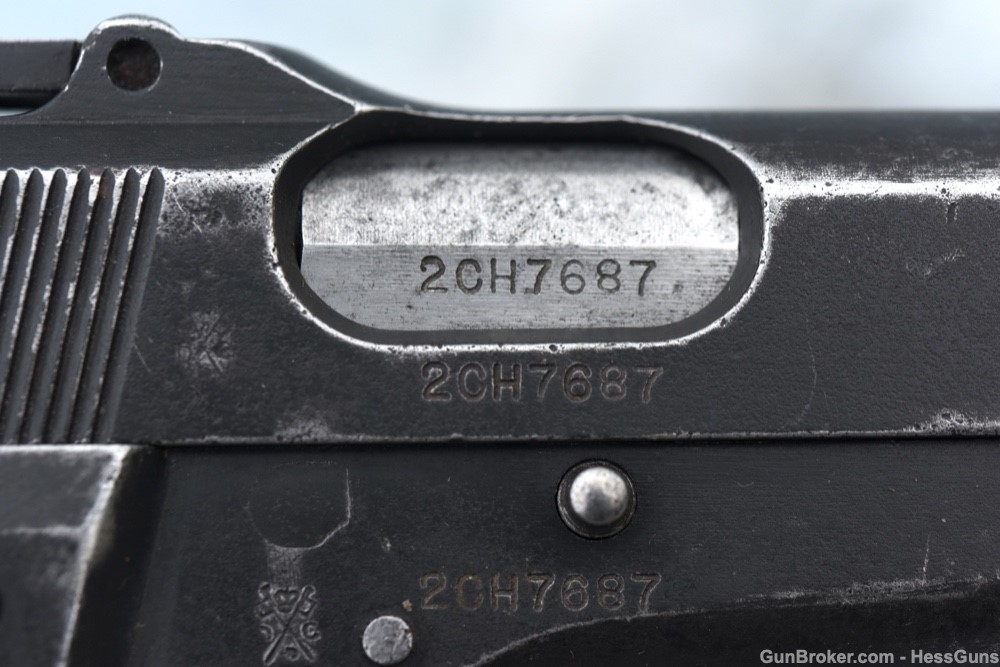 Canadian FN Browning Hi Power Inglis MKI 9mm Tangent Sights-img-7