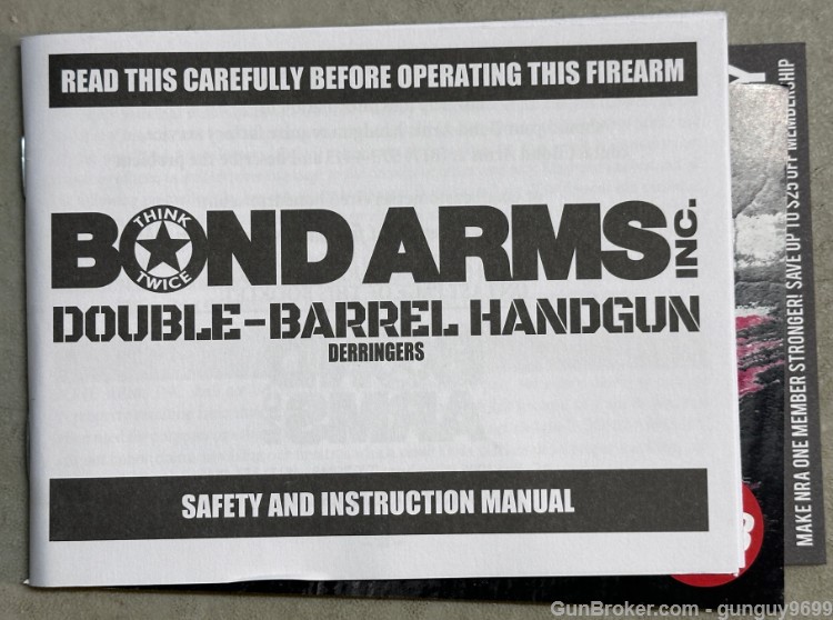 No ReSeRvE Bond Arms Roughneck 9mm 2.5" 2 Rd Derringer-img-10