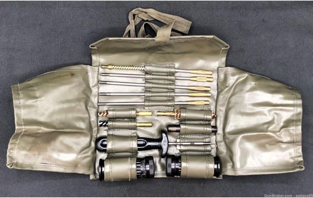 Swiss Surplus Small Arms Cleaning Kit. Swiss Military Quality Care. Good -img-0
