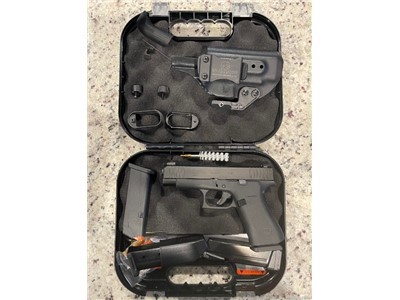 0.01 START Glock 48 w/ AmeriGlo Sights, Holster & Shield Arms Package
