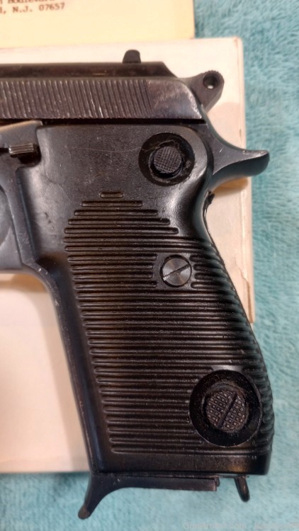 Egyptian Helwan 9mm U.A.B. Licensed Copy Beretta Pistol  Arabic Penny-img-2