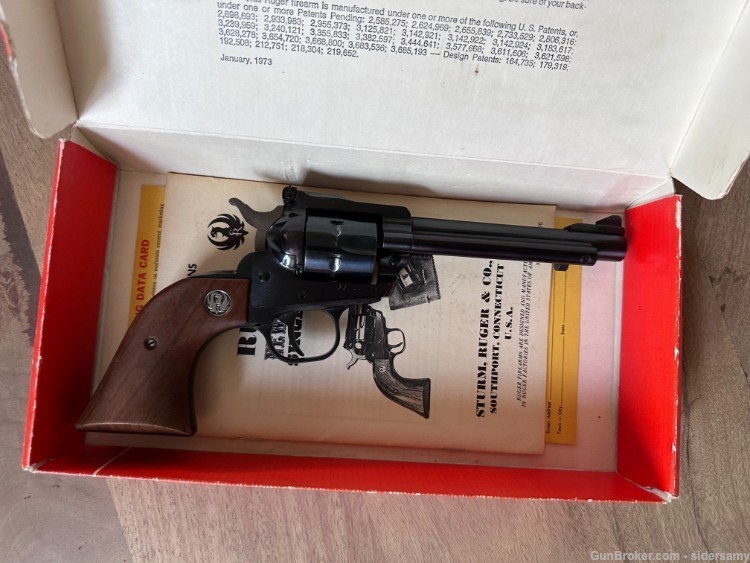 Ruger Super Single Six .22 LR Revolver 1973 all Metal Frame like New-img-0