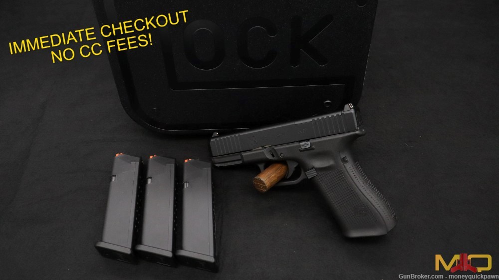 Glock G45 MOS 9mm Great Condition In Case Penny Start!-img-0