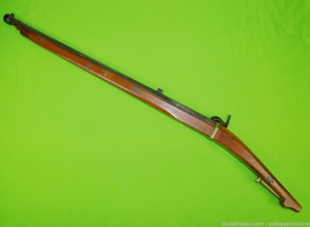Antique Imperial Japan Japanese Matchlock Rifle Percussion Musket -img-1