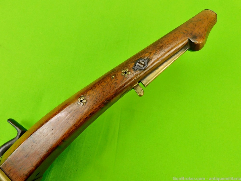 Antique Imperial Japan Japanese Matchlock Rifle Percussion Musket -img-20