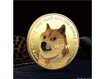 Dogecoin Commemorative Souvenir Collectible Coin 