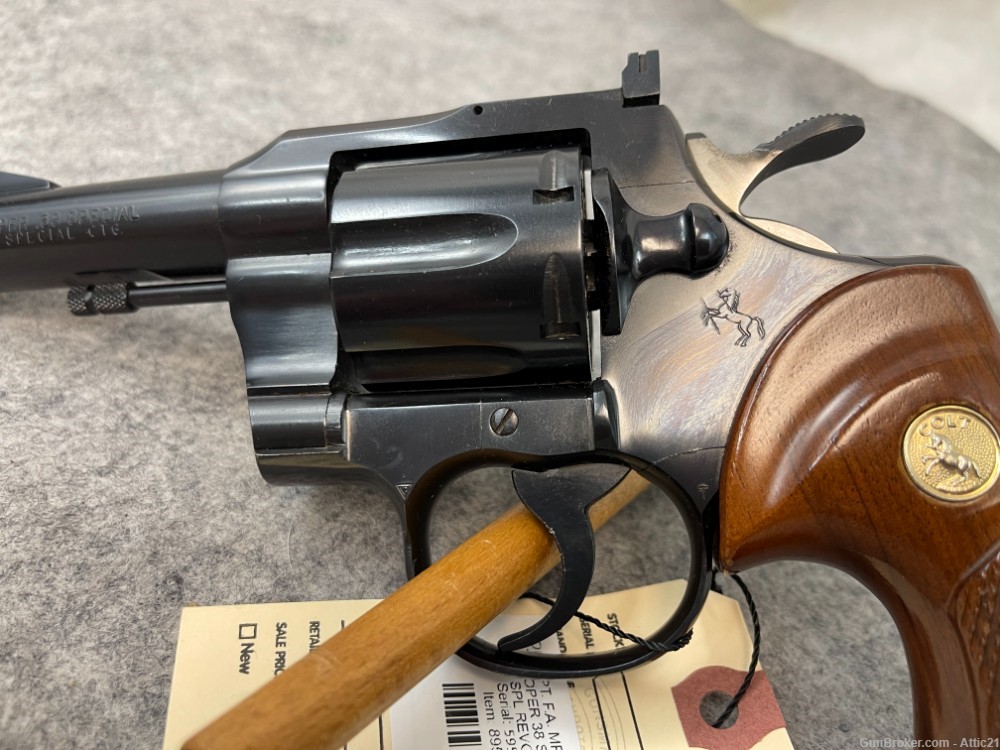 Colt Trooper Wide Hammer Target grips 38Spl. 1966 DOM Like New!-img-8