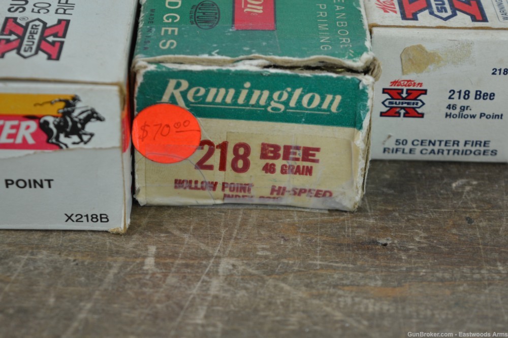 .218 Bee Factory Ammo Vintage 143 Rds Rare-img-2
