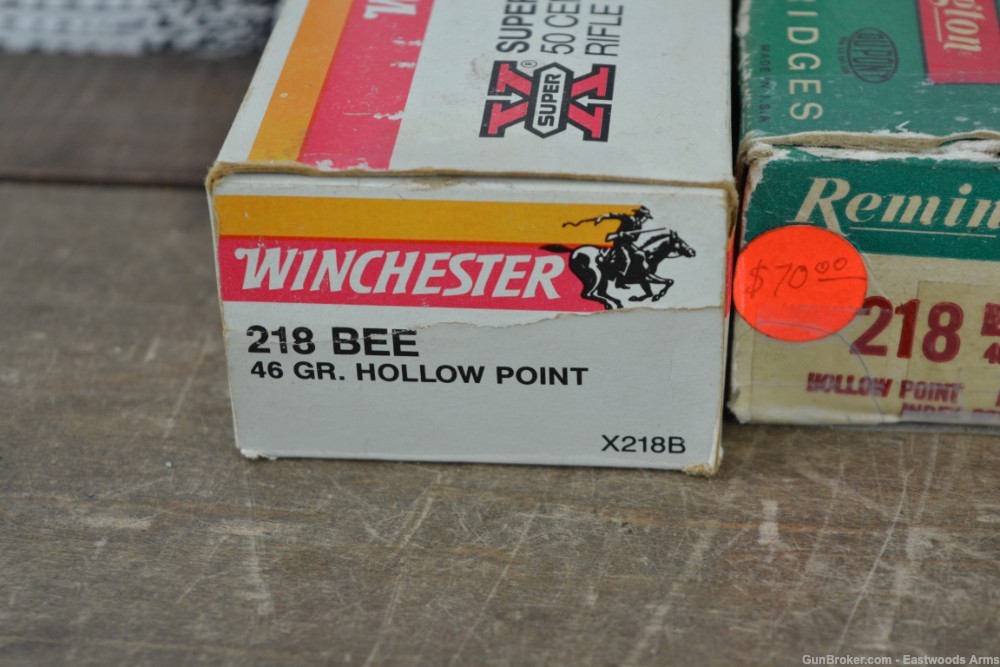 .218 Bee Factory Ammo Vintage 143 Rds Rare-img-1