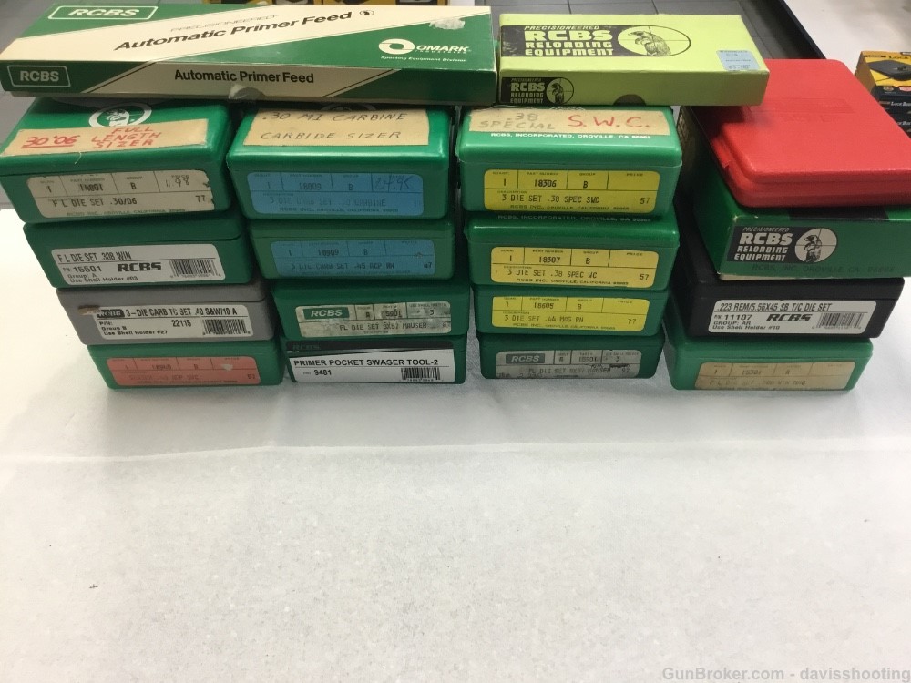 RELOADING DIES - Various Calibers - Selling as a lot ONLY  **HUGE VALUE**-img-6