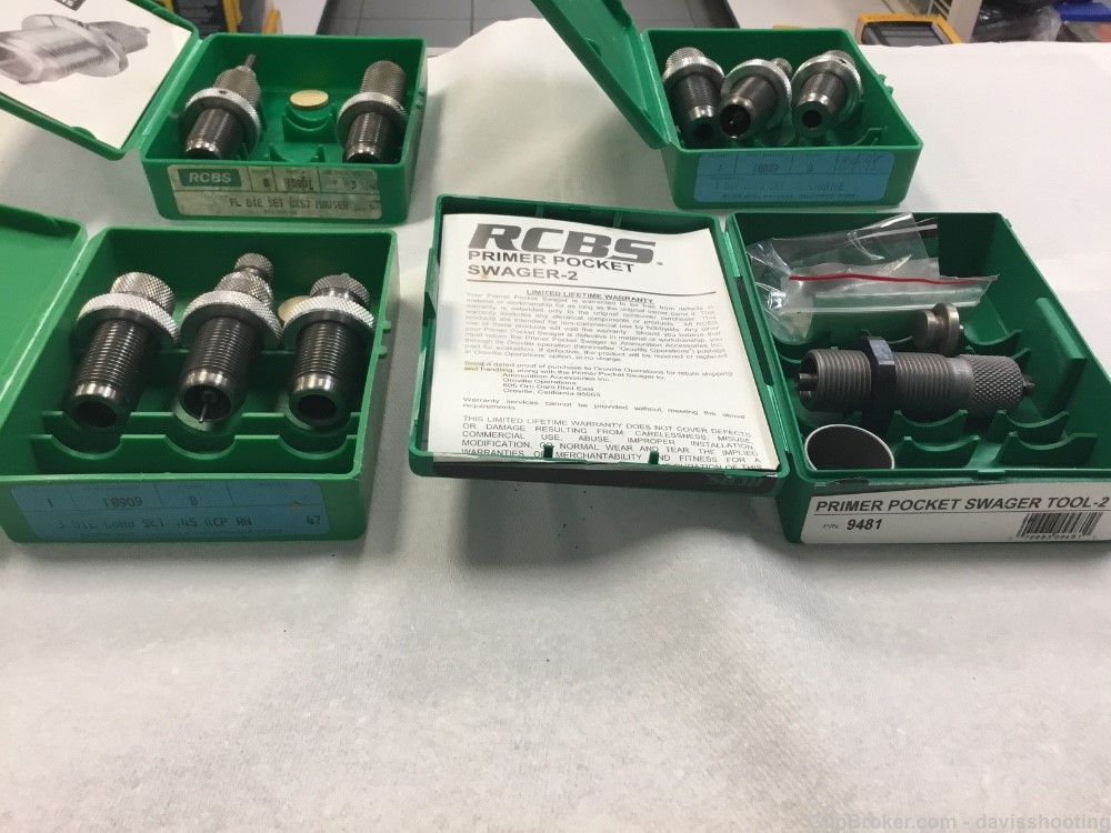 RELOADING DIES - Various Calibers - Selling as a lot ONLY  **HUGE VALUE**-img-2
