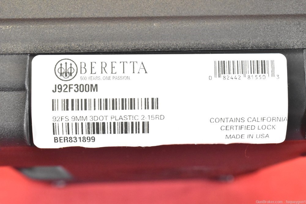 Beretta 92FS 9mm 4.9" 15rd J92F300M 92FS-92FS-img-9
