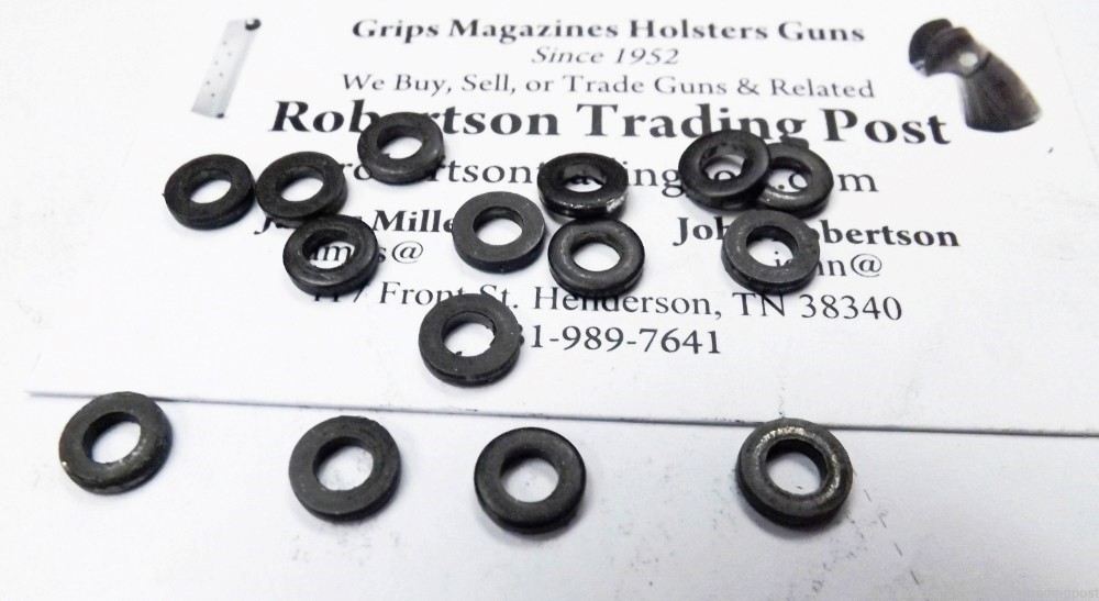 Black Oxide Shim Washer for Pachmayr Revolver Grips Set of 2 New, Fitted -img-6